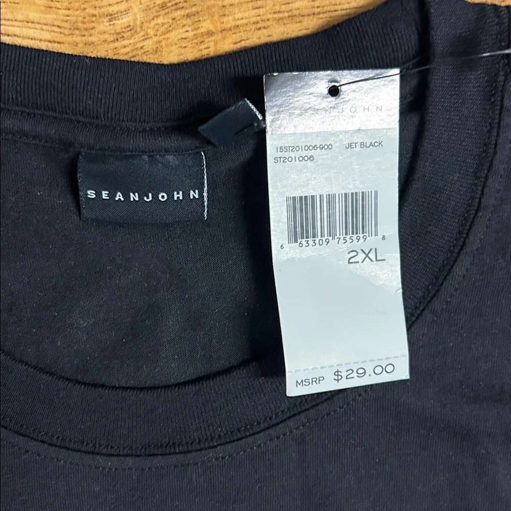 Sean John Black Tee with White "TRUTH" Print - Picture 3 of 4